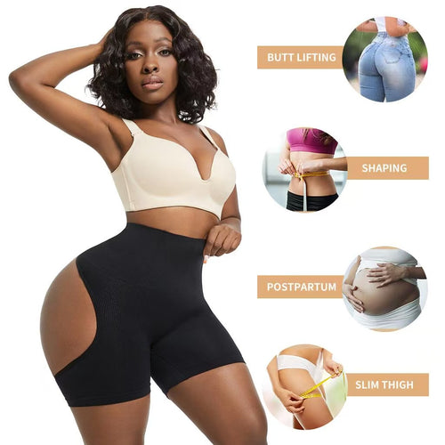 Bragas Moldeadoras de glúteos para Mujer negro M/L